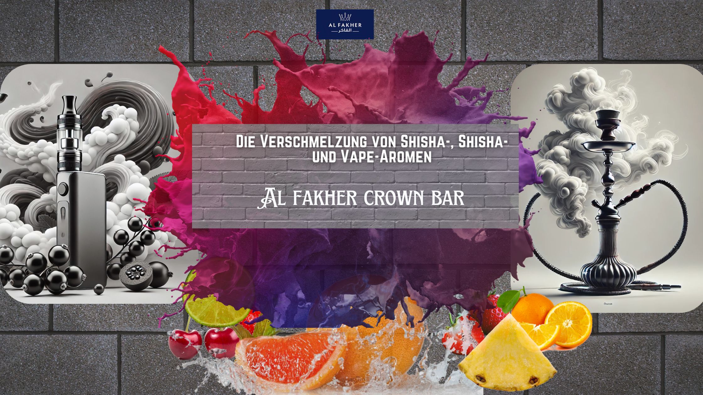 Al Fakher Crown Bar: Die Verschmelzung von Shisha-, Shisha- und Vape-Aromen