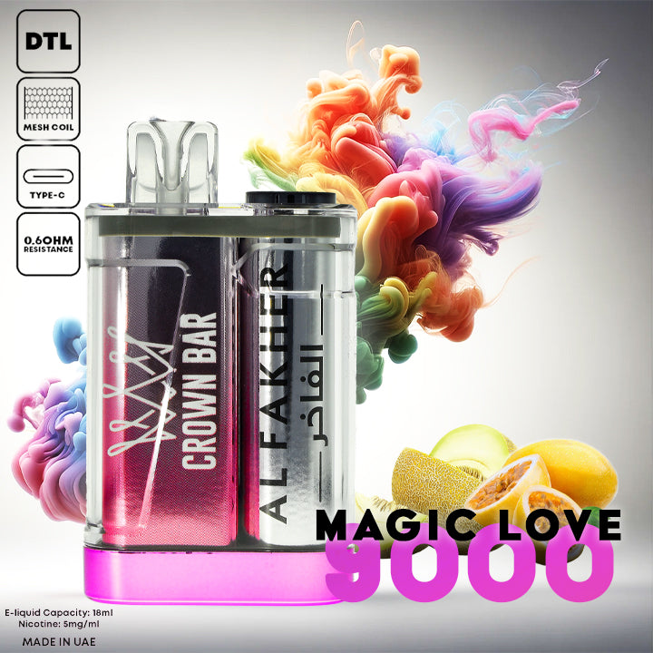 alfakher-crownbar-9000-magic-love | Al Fakher - Crown Bar DE