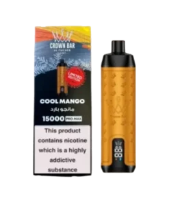 AL Fakher Crown Bar 15000 puffs Pro Max - Cool Mango - 5mg