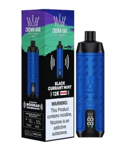 AL Fakher Crown Bar Sound 12000 puffs - Blackurrant Mint - 5mg